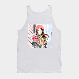 Paris girl Tank Top